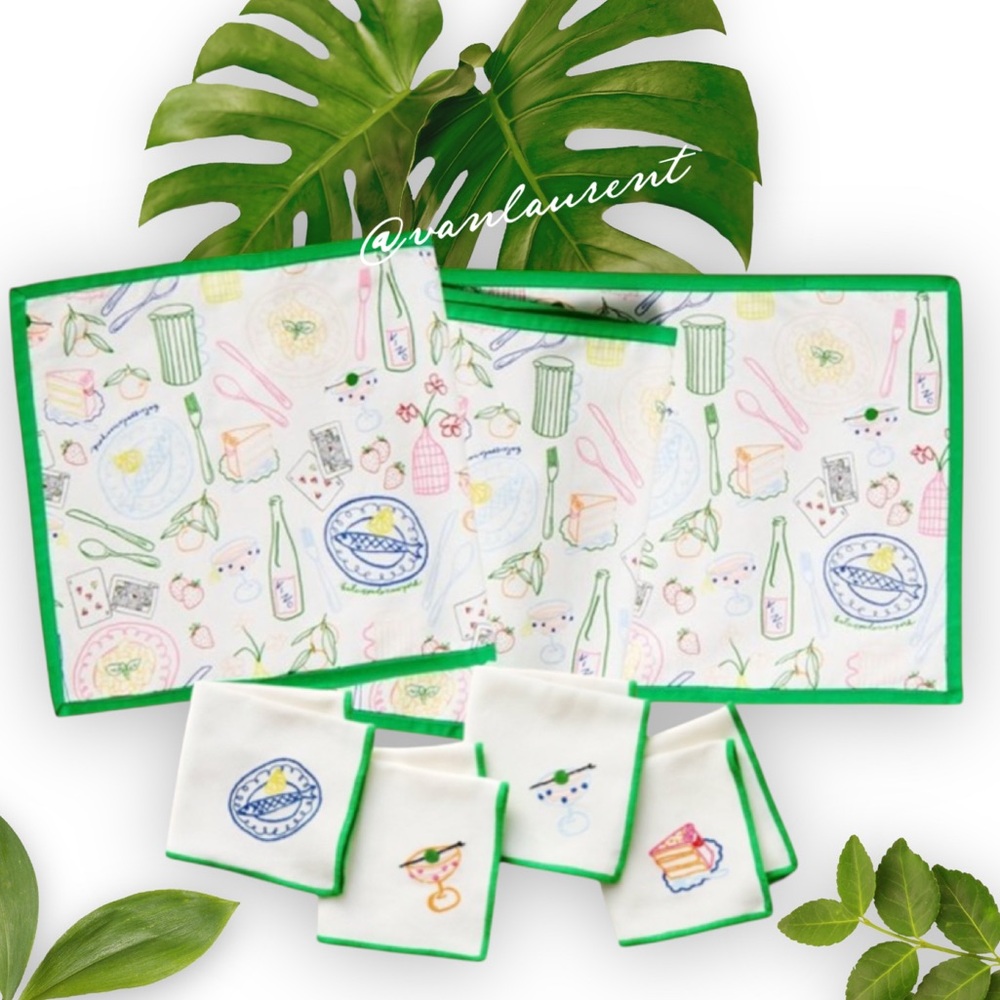 Kate Spade x Target Table Runner & Napkin Bundle Set